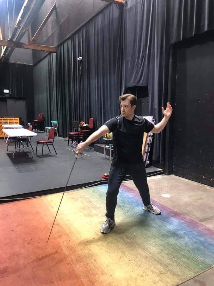The Three Musketeers — in rehearsal
